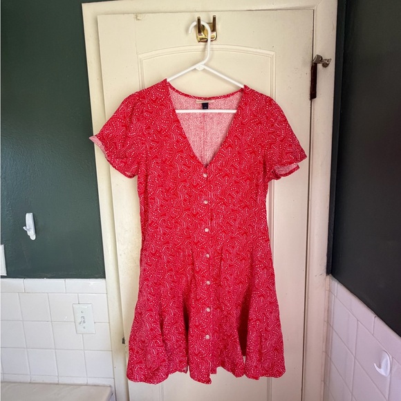 Universal Thread Red Mini Dress - Picture 1 of 4